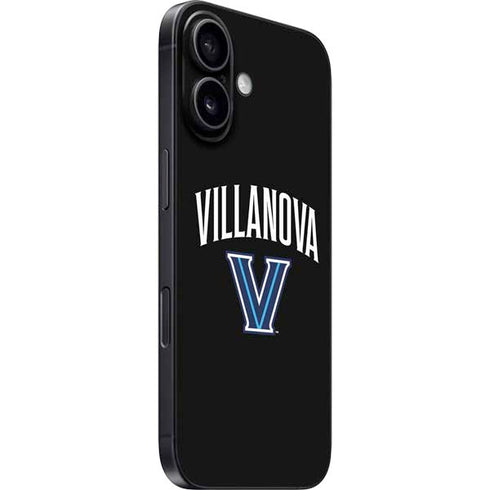 Villanova University V Black iPhone 16 Plus Skin